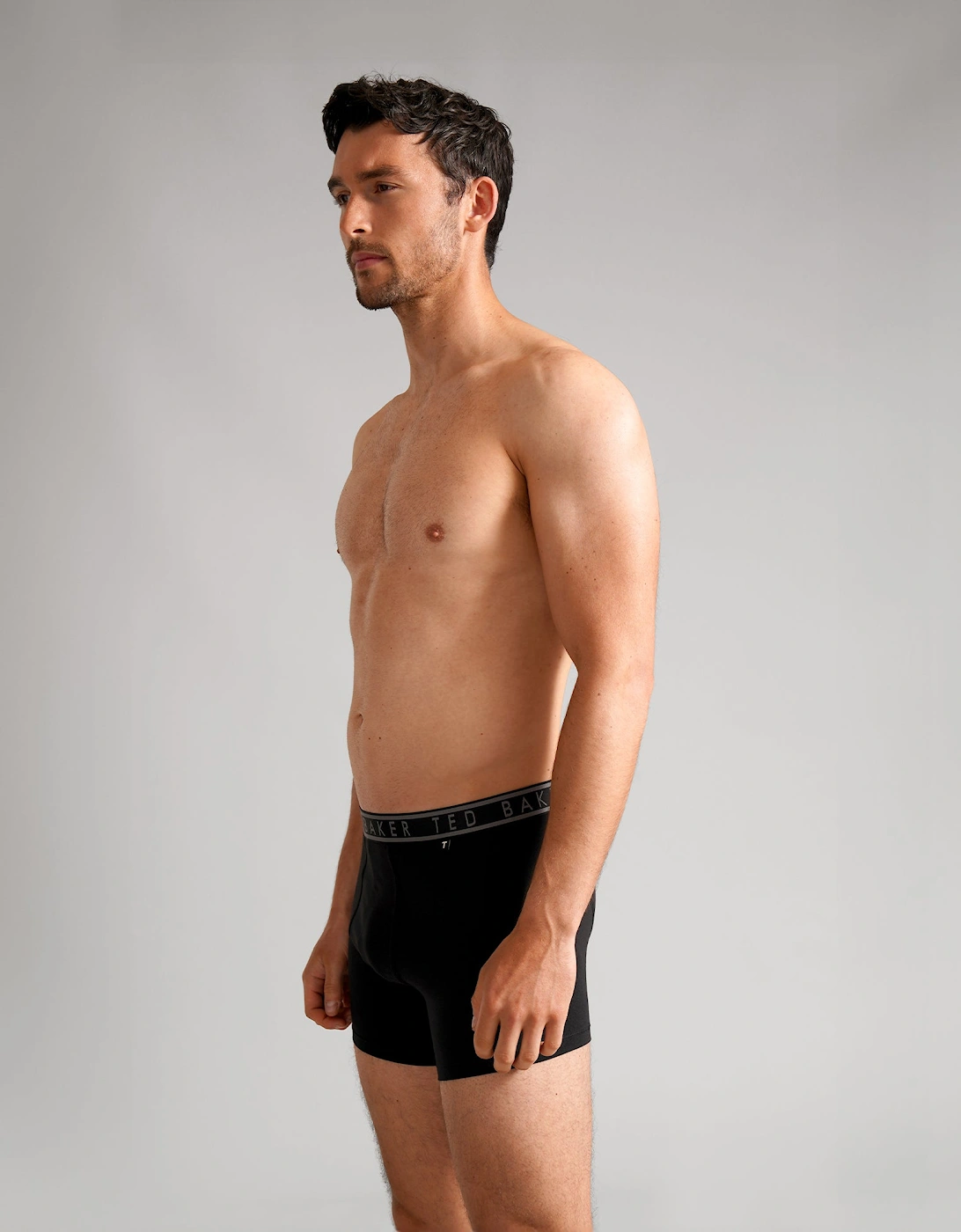 3-Pack Cotton Boxer Briefs Mens Boxer Briefs Heather Grey/Kinsel Red/Black