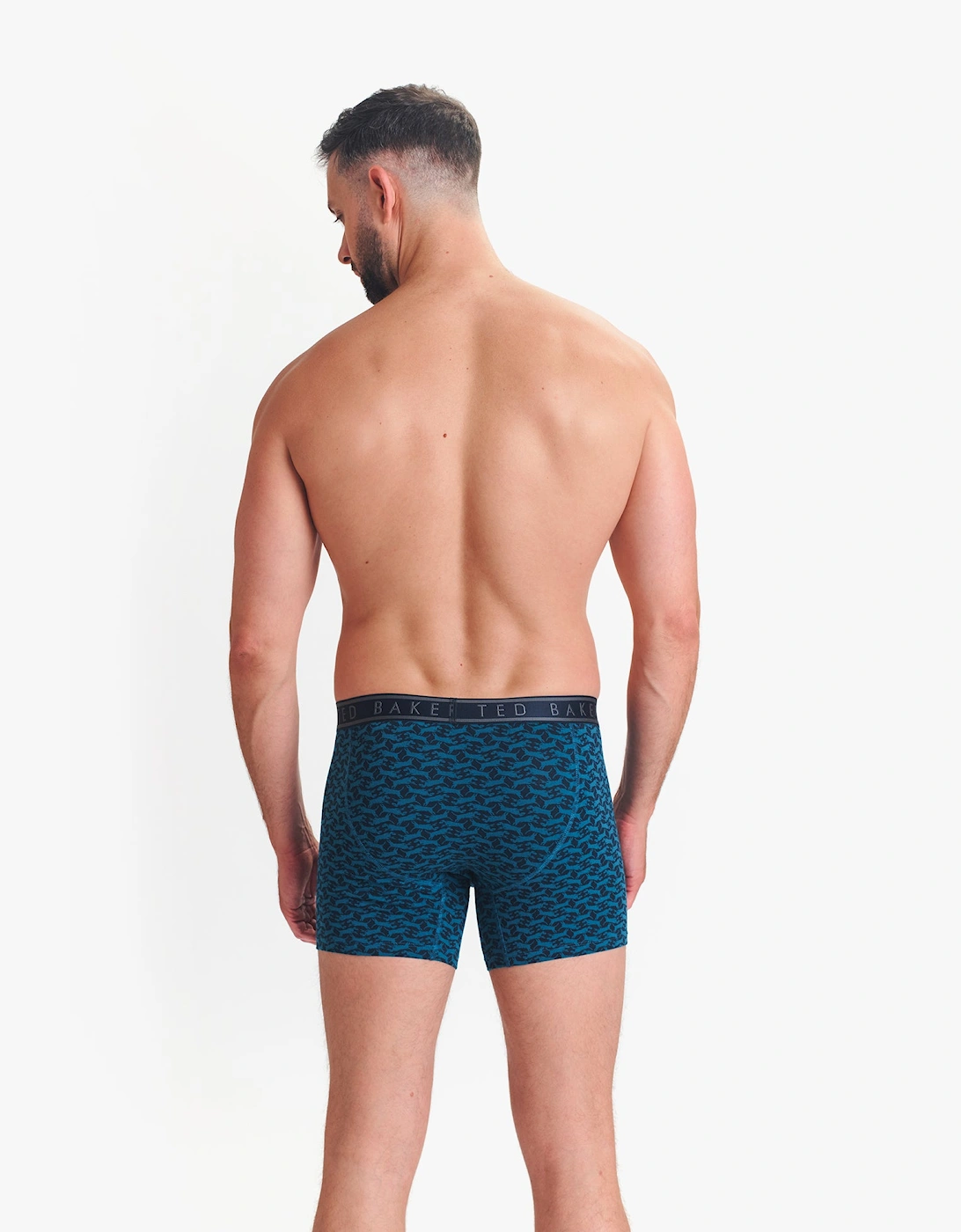 3-Pack Cotton Boxer Briefs Mens Boxer Briefs Heather Grey/Bowwow/Reflecting Pool