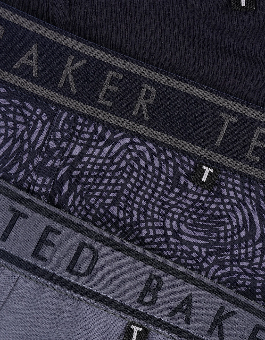 3-Pack Cotton Boxer Briefs Mens Boxer Briefs Navy/Amythys/Folkstone Grey