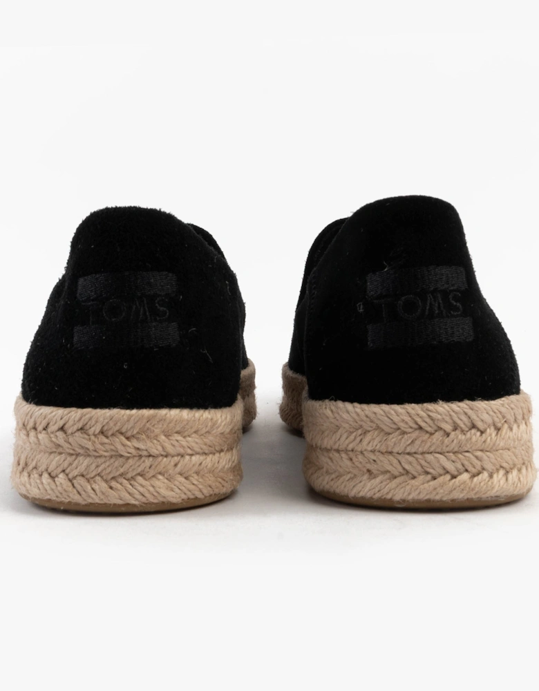 CAROLINA Womens Espadrille Black