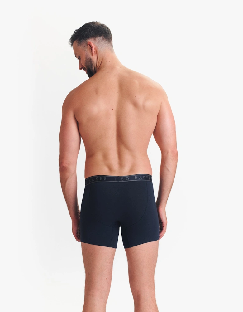 3-Pack Cotton Boxer Briefs Mens Boxer Briefs Navy/Amythys/Folkstone Grey
