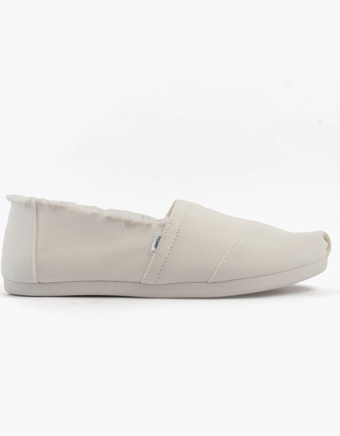 Women's TOMS ALPARGATA CLASSIC Womens Espadrille White - Size: 5