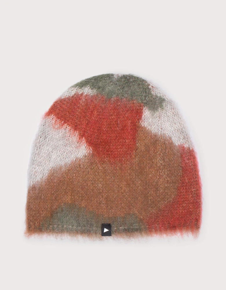 Mix Colour Shaggy Knit Beanie