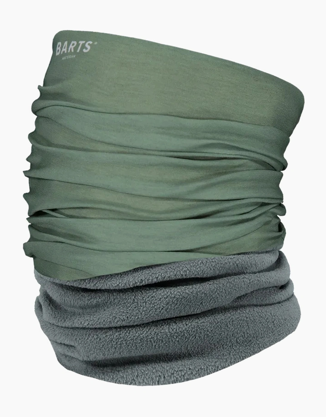 Men's Barts Unisex Multicol Polar Fleece Warm Winter Neck Gaiters - Green - Size, One Size
