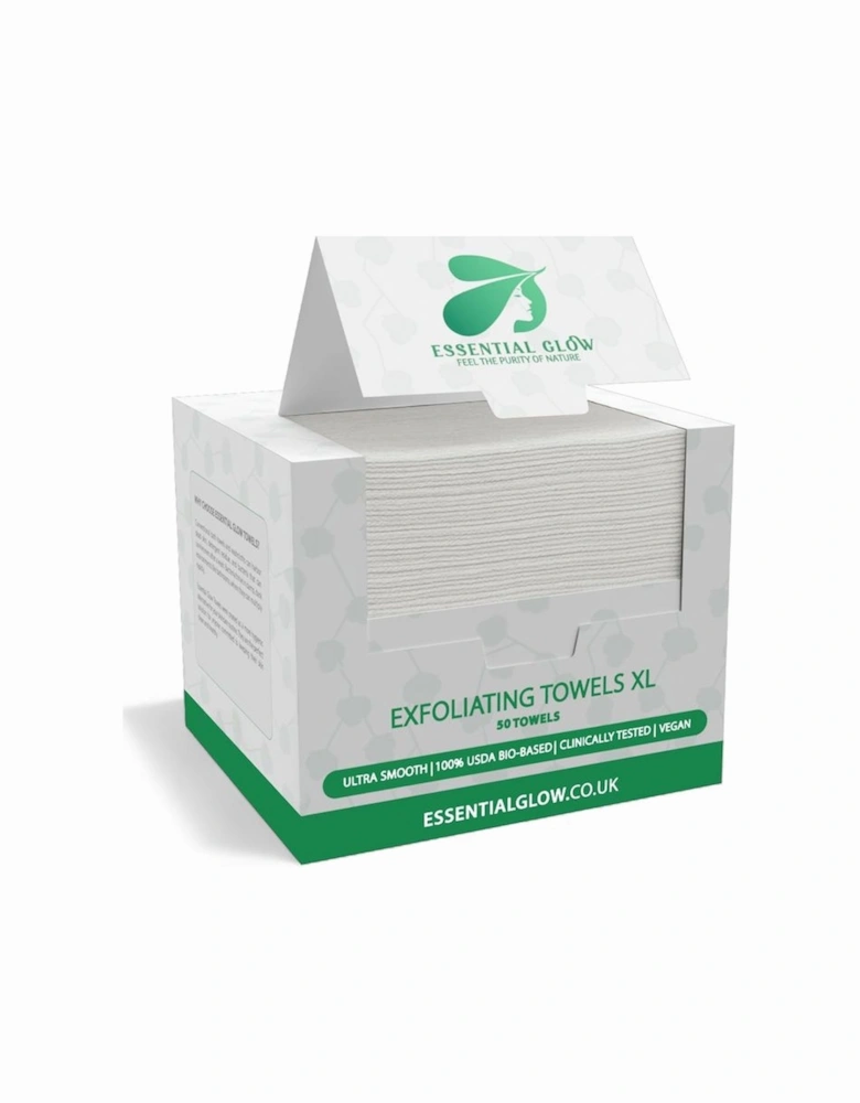 XL Disposable Face Towels, Makeup Remover, Ultra Smooth, 100% Biobased