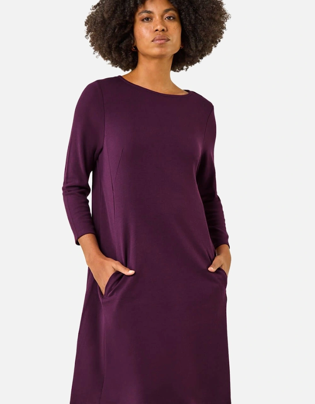 A-Line Pocket Detail Swing Dress, 2 of 1