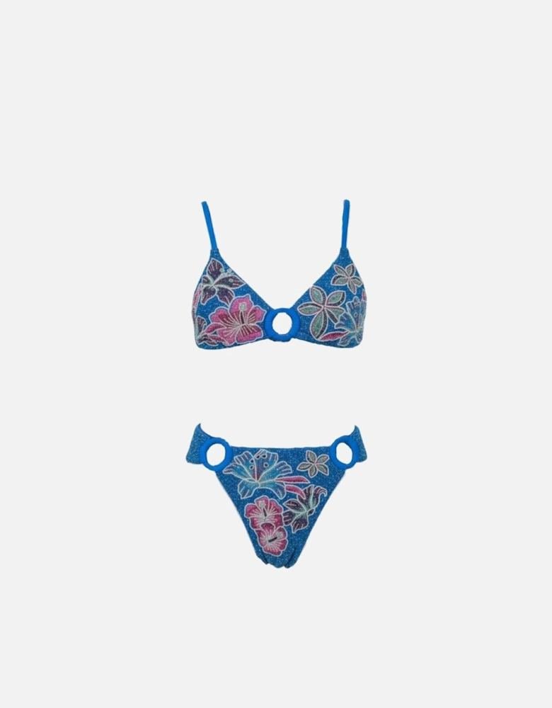 Blue blossom Bikini Bottom