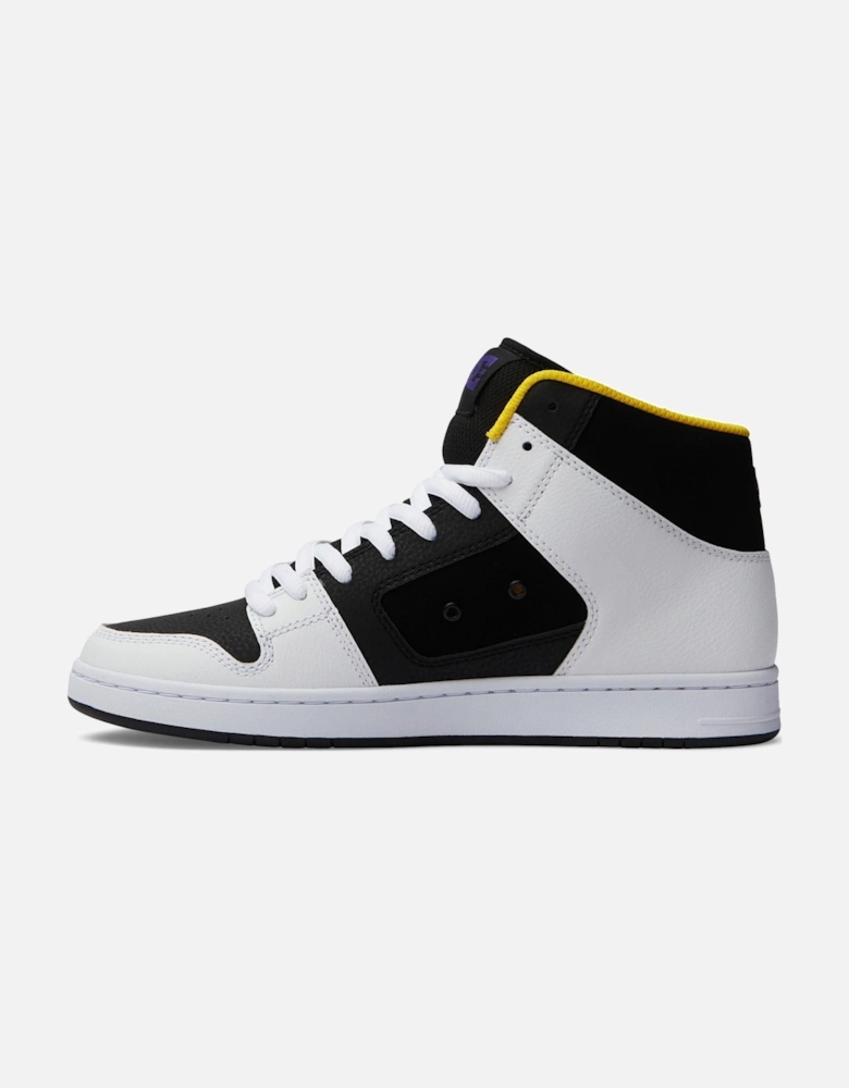 Mens Manteca 4 HI High Top Trainers - White/Grey/Orange - 7.5 UK