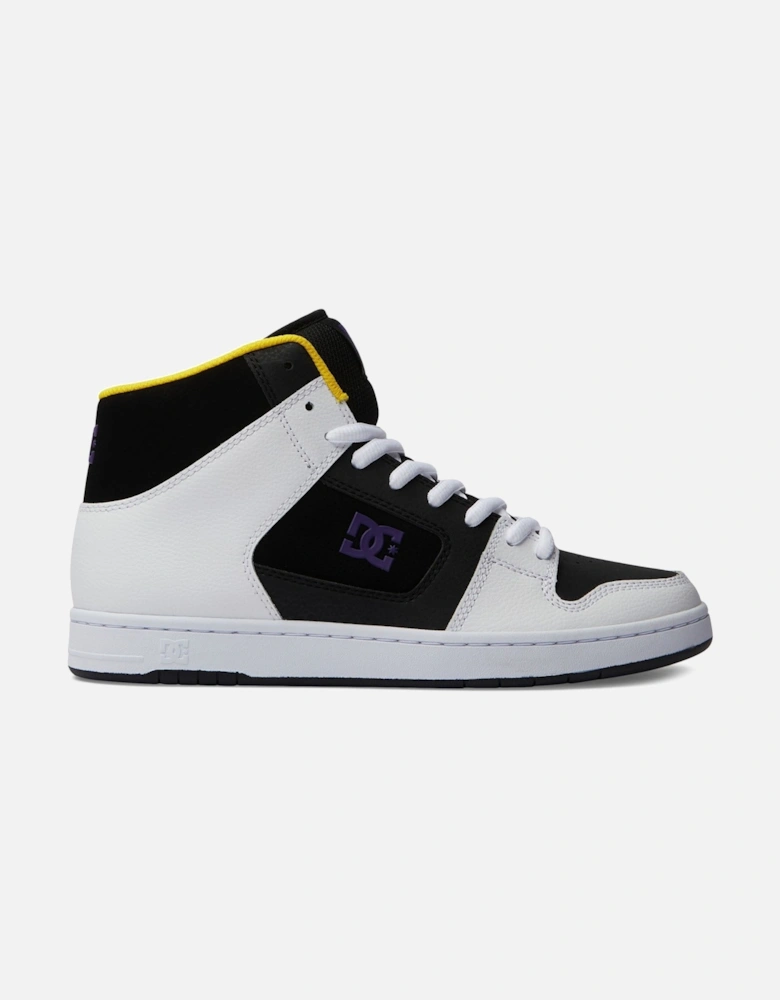 Mens Manteca 4 HI High Top Trainers - White/Grey/Orange - 7.5 UK