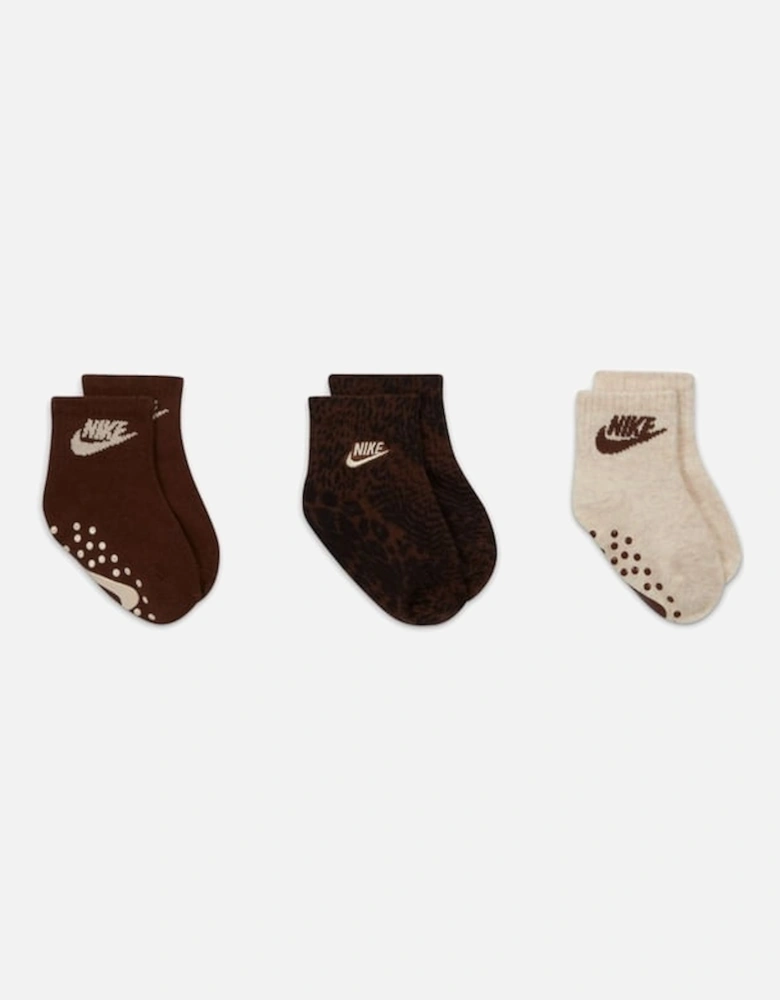 Infant Side Grip Socks 3 Pair