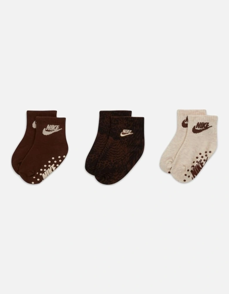 Infant Side Grip Socks 3 Pair