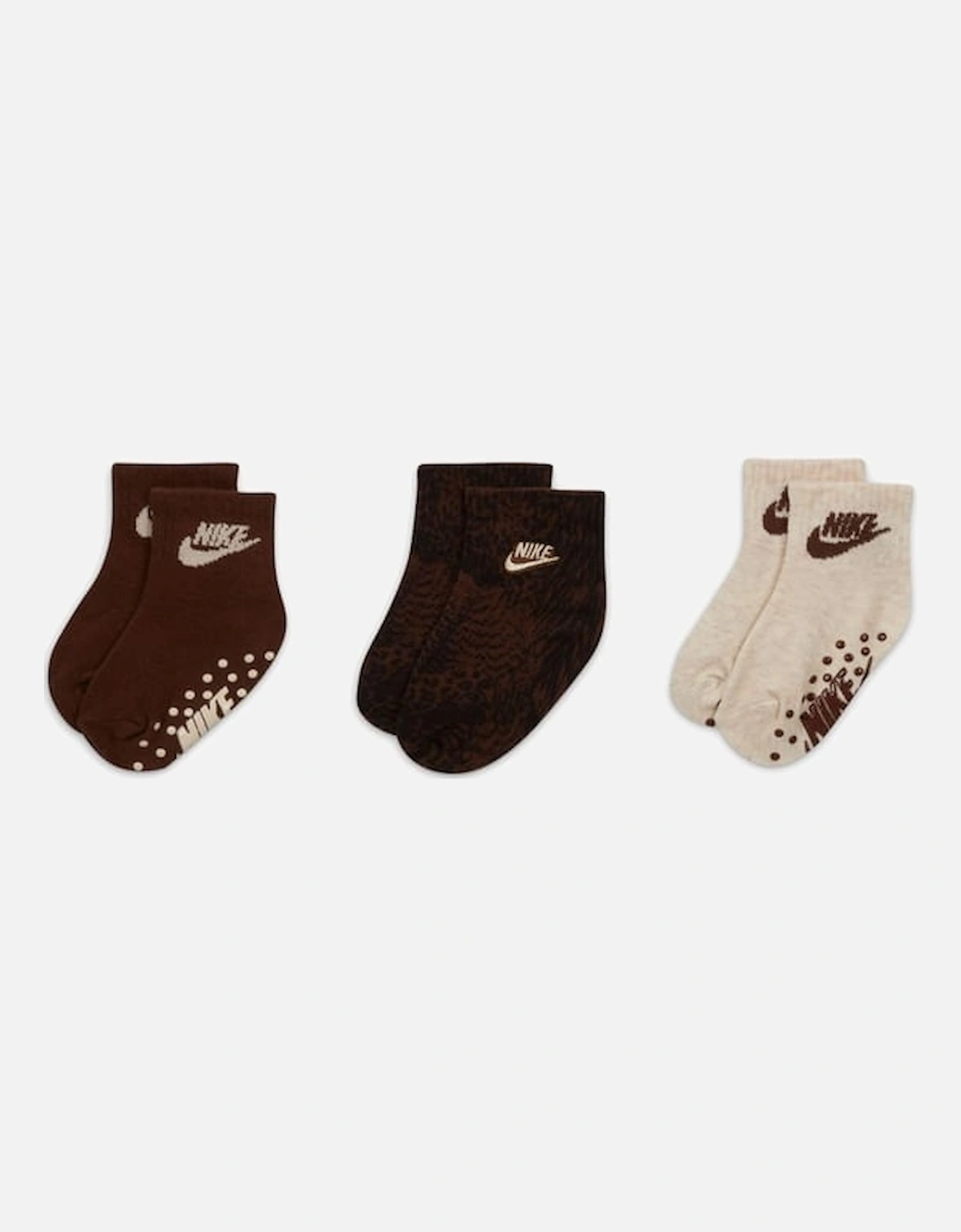 Infant Side Grip Socks 3 Pair, 4 of 3