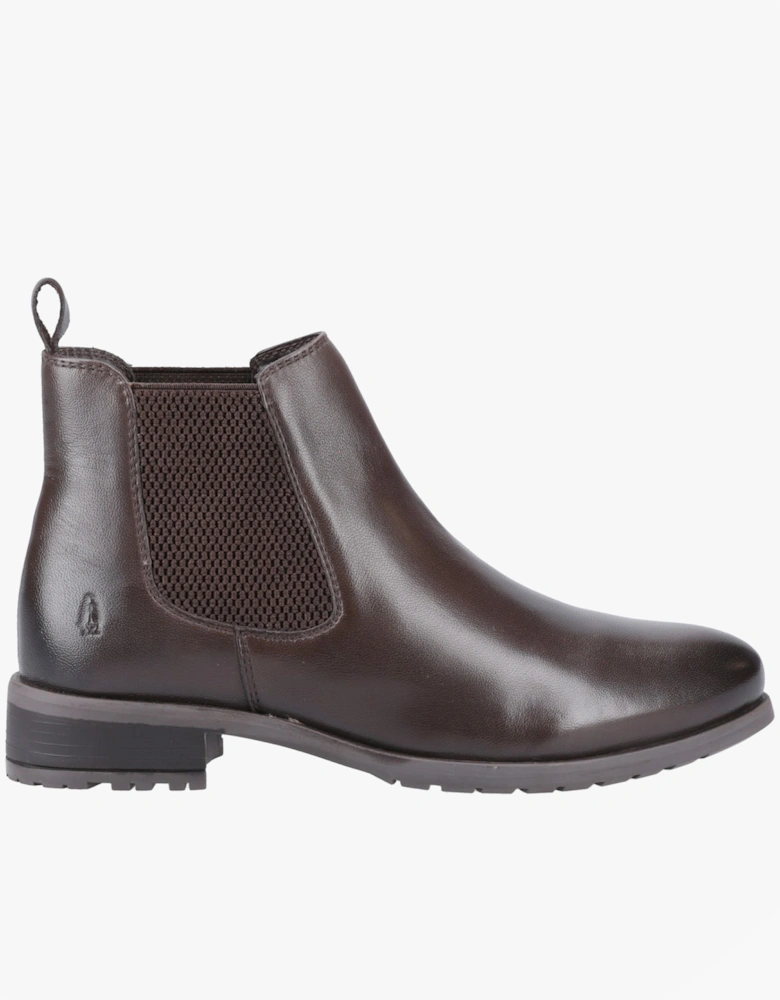 SAMMIE Womens Leather Chelsea Boots Brown