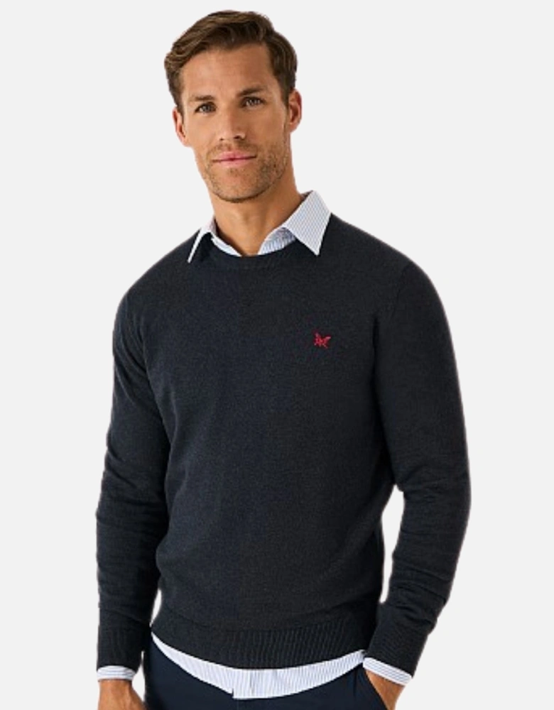 Mens Organic Cotton Crew Neck Knitwear Jumper