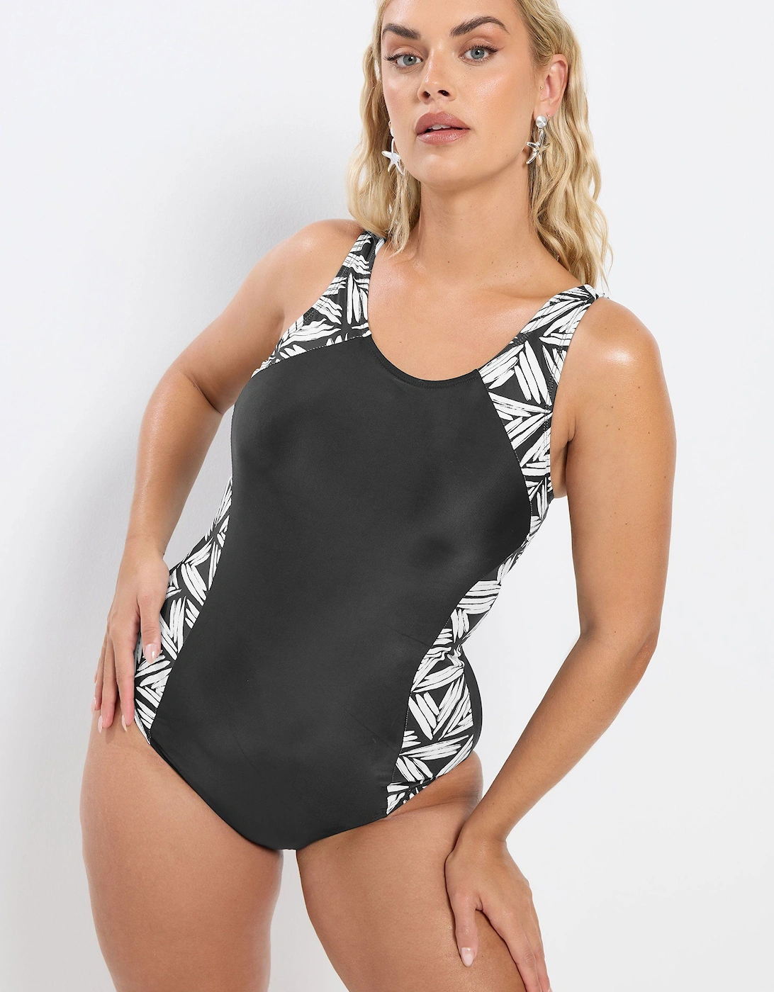 Active Abstract Print Swimsuit, 2 of 1