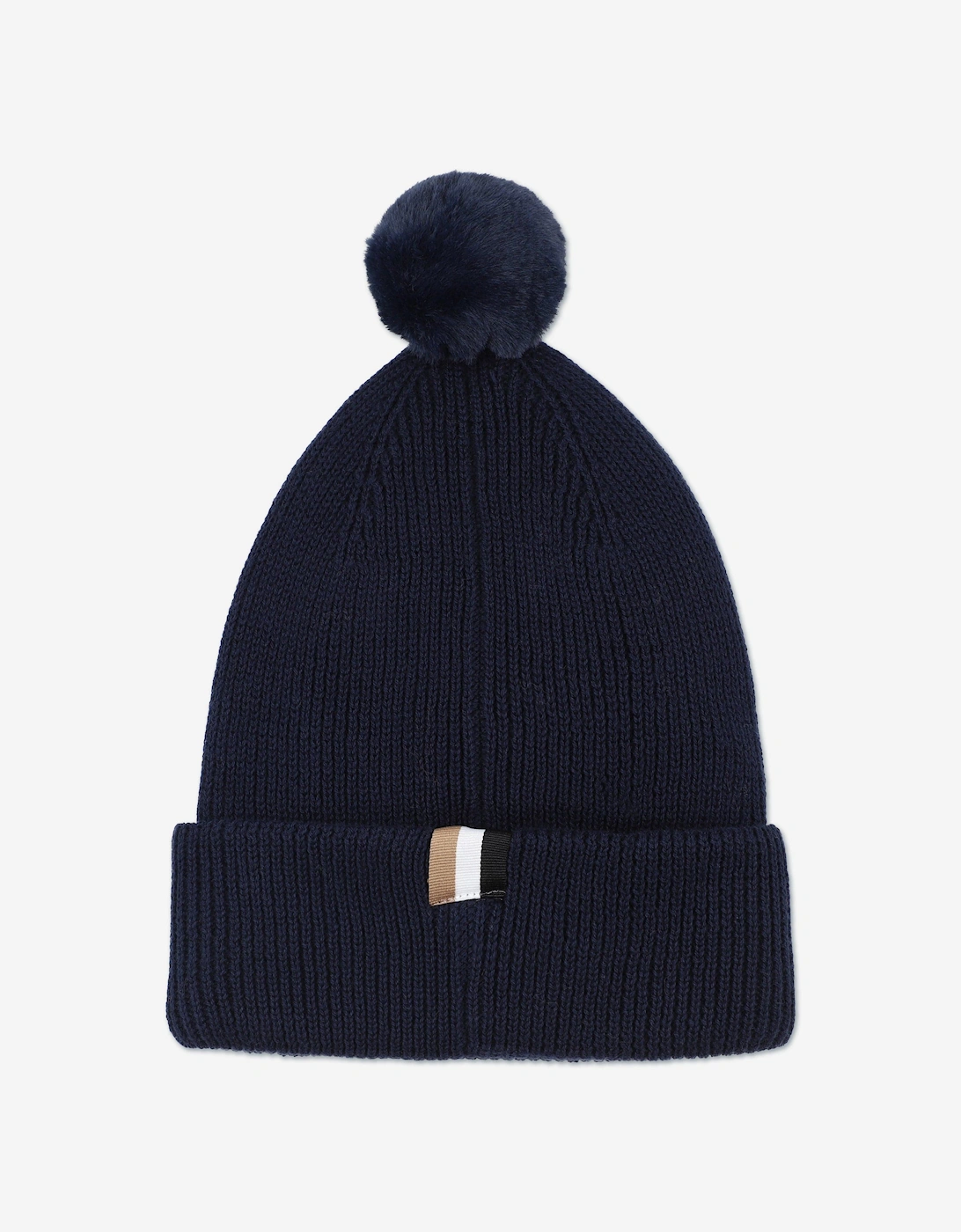 BOSS Baby Boys Bobble Hat in Navy