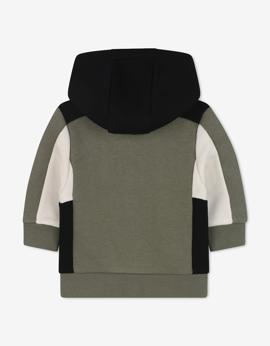 BOSS Baby Boys Logo Zip Up Top in Green