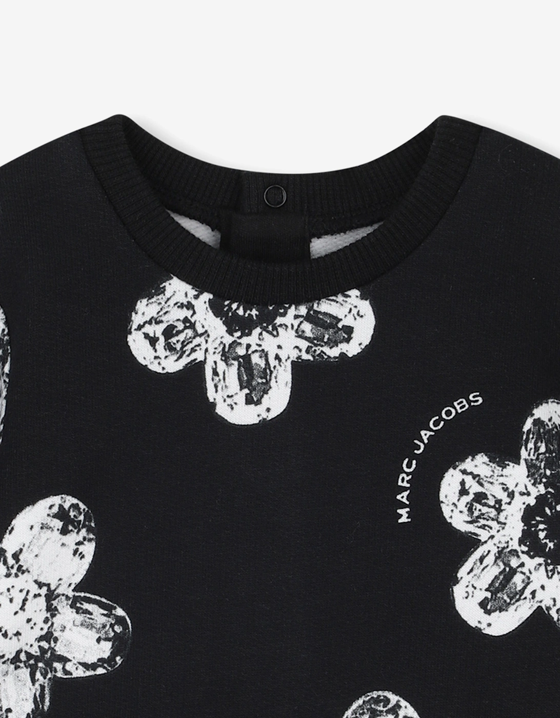 MARC JACOBS Baby Girls Daisy Print Sweater Dress in Black
