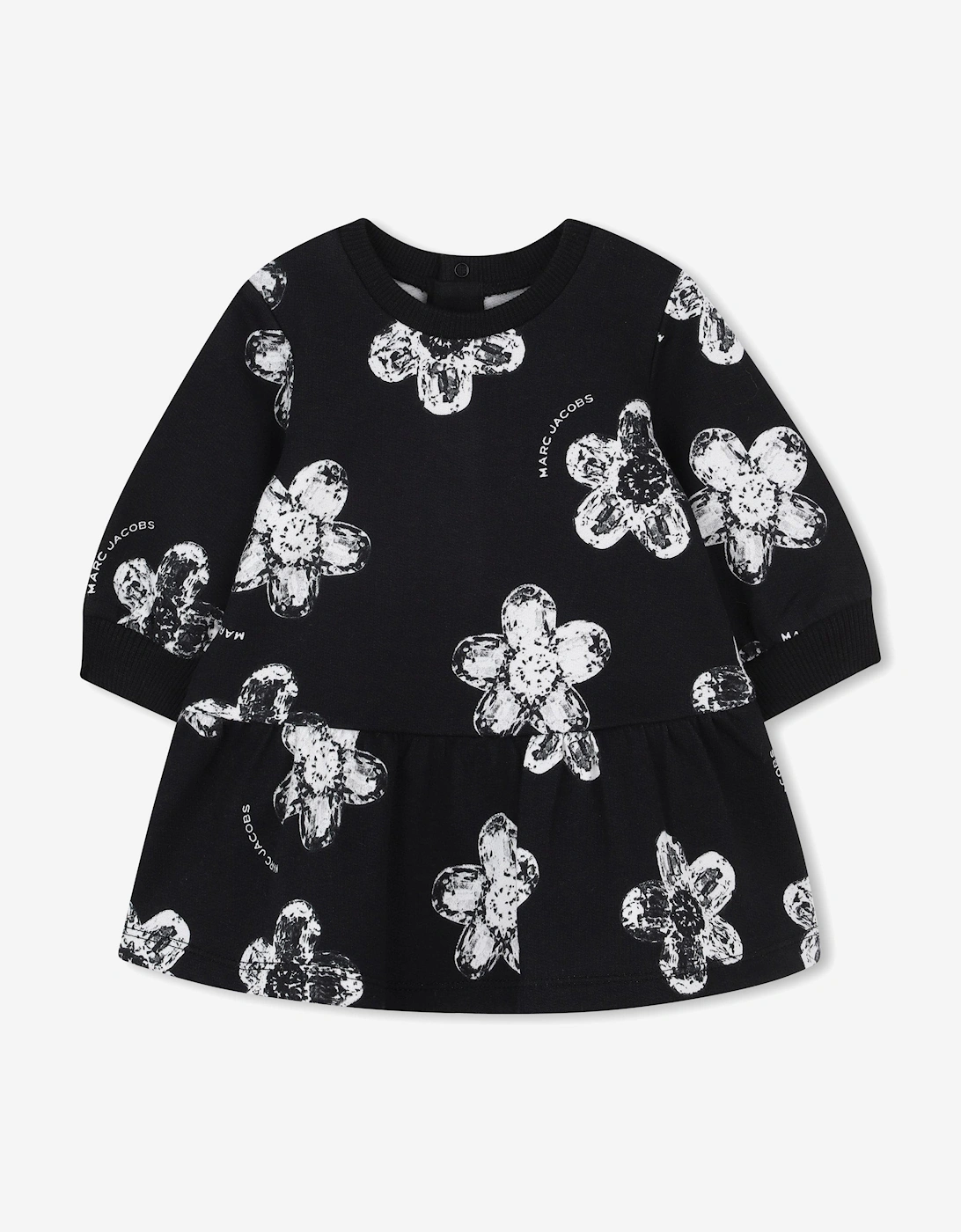 MARC JACOBS Baby Girls Daisy Print Sweater Dress in Black, 5 of 4