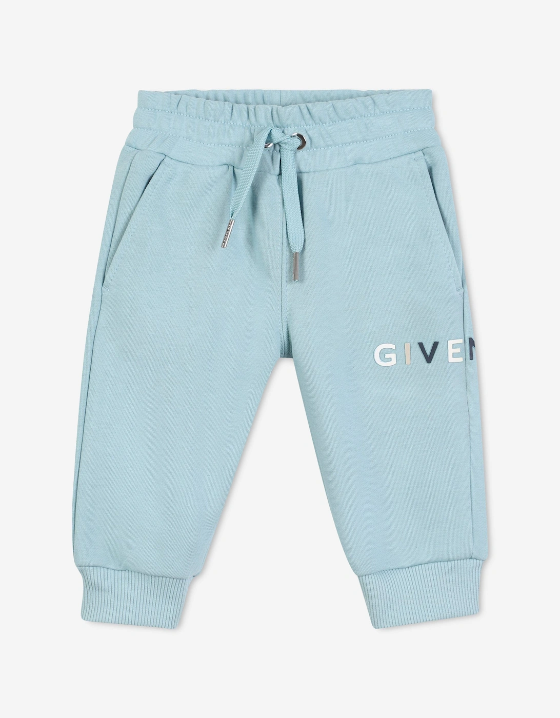 Baby Boys Logo Print Joggers in Blue, 5 of 4