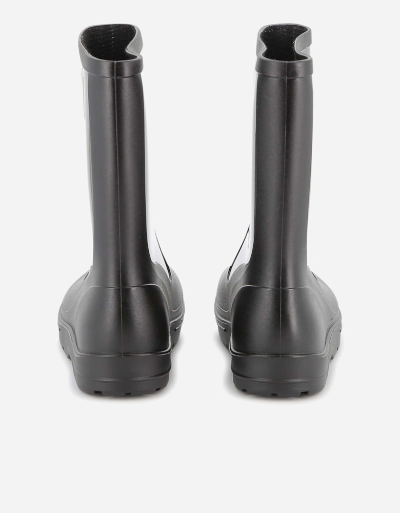 BOSS Boys Branded Rain Boots in Black