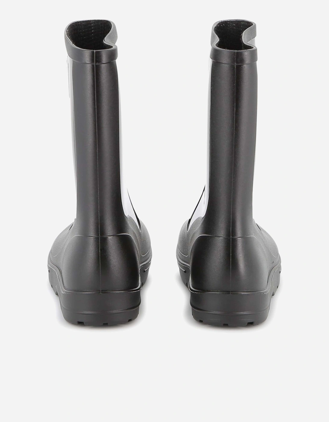 BOSS Boys Branded Rain Boots in Black