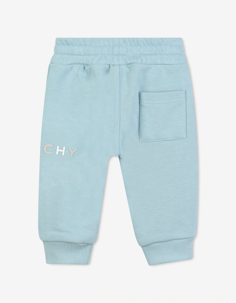 Baby Boys Logo Print Joggers in Blue