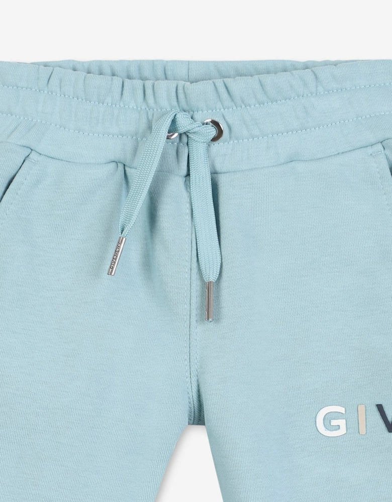 Baby Boys Logo Print Joggers in Blue