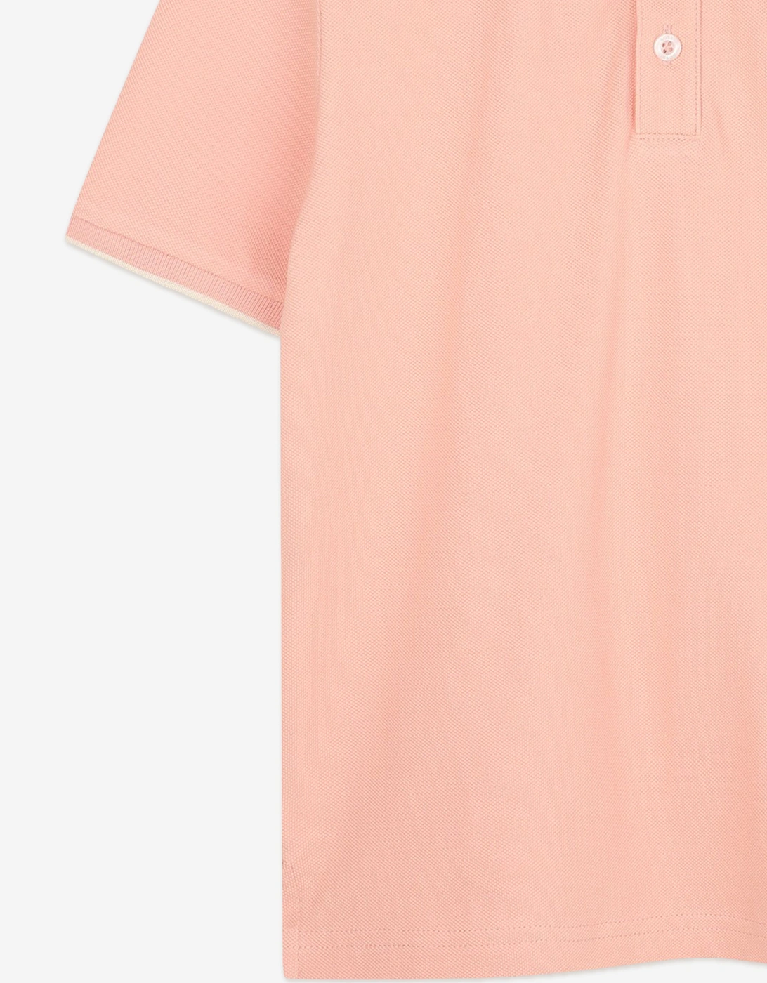 BOSS Boys Logo Print Polo Shirt in Pink