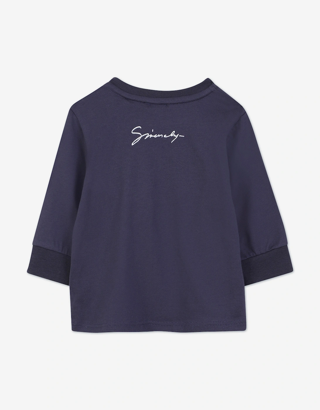 Baby Boys Long Sleeve G Logo T-Shirt in Navy
