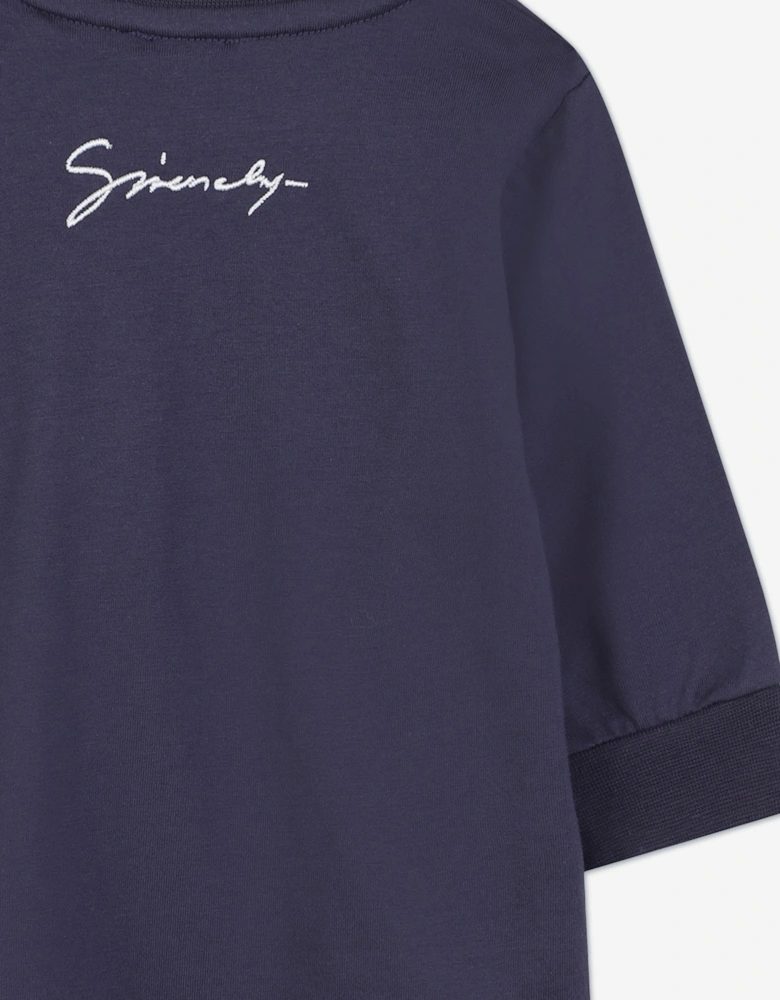 Baby Boys Long Sleeve G Logo T-Shirt in Navy