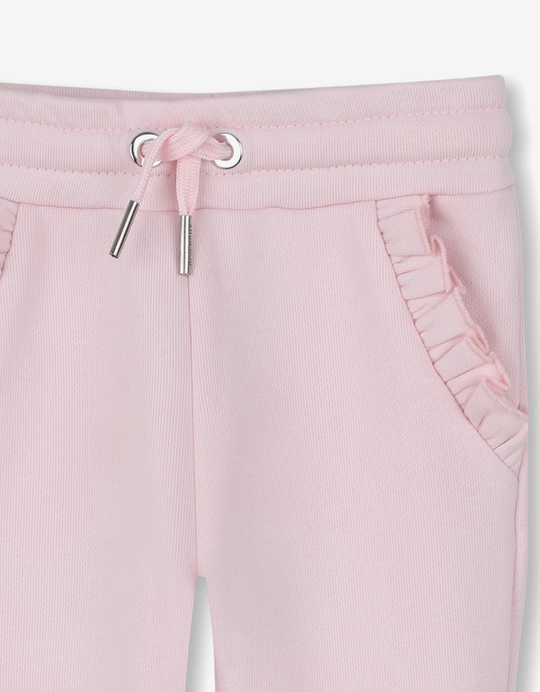 Baby Girls Logo Print Joggers in Pink