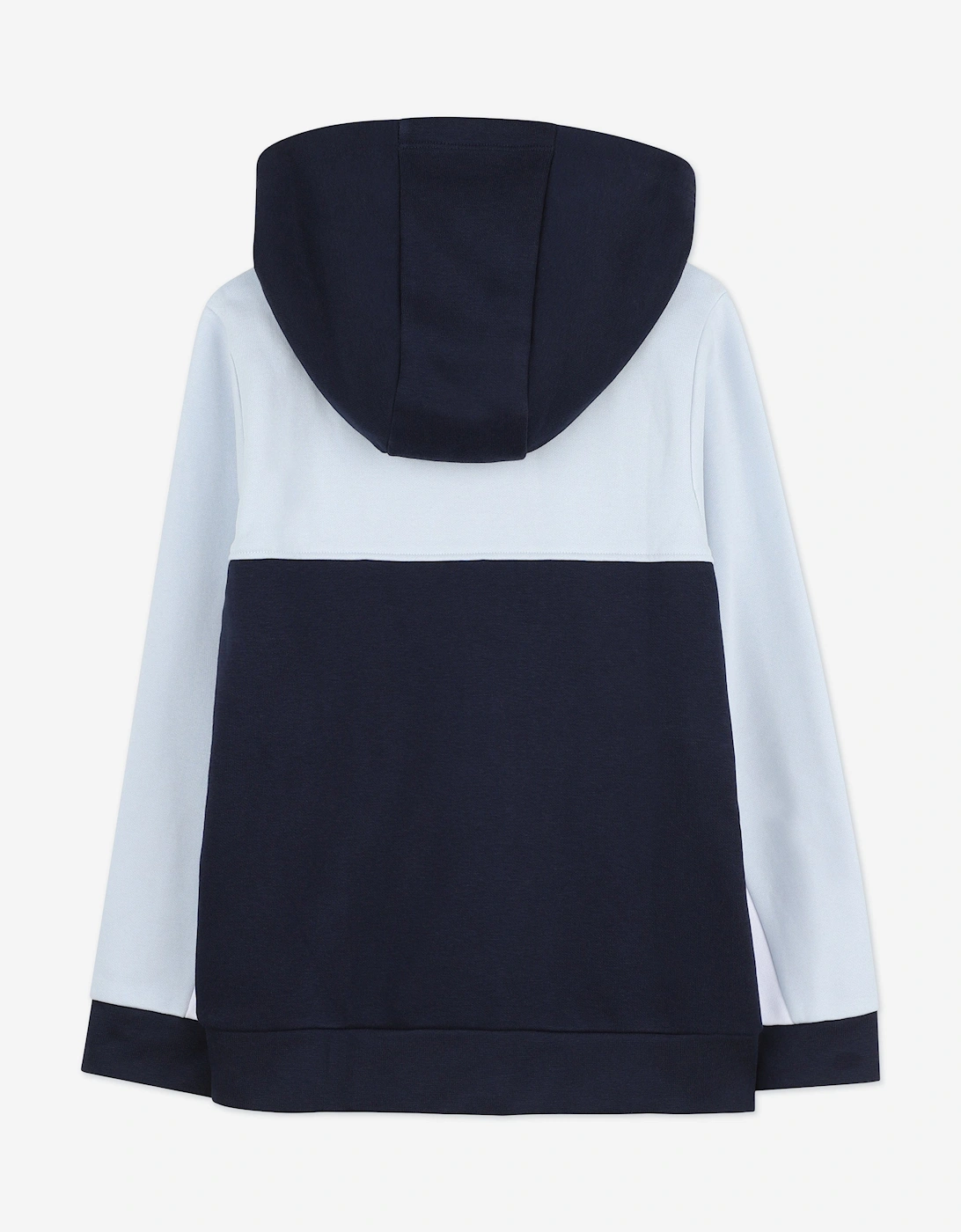 BOSS Boys Logo Print Zip Up Top in Navy