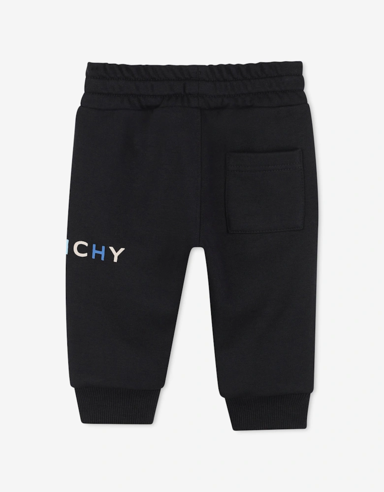 Baby Boys Logo Print Joggers in Black
