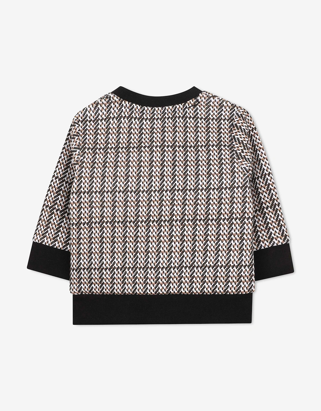 BOSS Baby Boys Iconic Fantasy Print Sweatshirt in Black