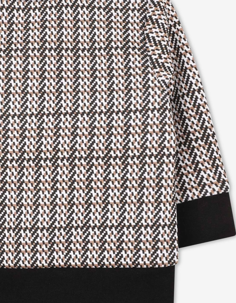 BOSS Baby Boys Iconic Fantasy Print Sweatshirt in Black