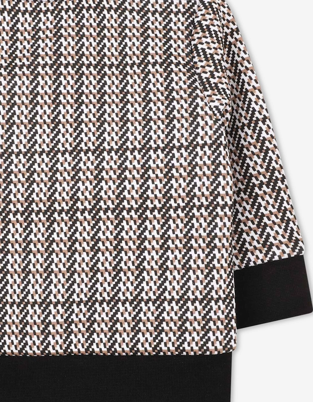 BOSS Baby Boys Iconic Fantasy Print Sweatshirt in Black