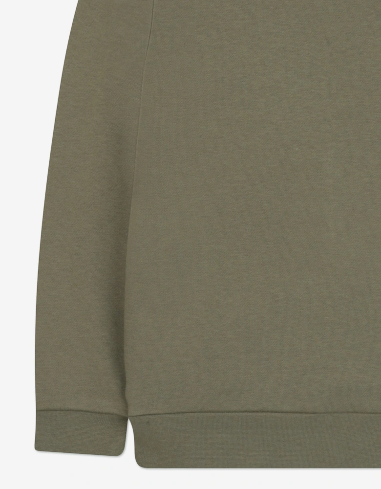 BOSS Boys Logo Hoodie in Green