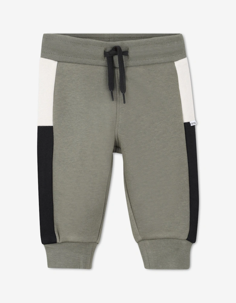 BOSS Baby Boys Logo Joggers in Green