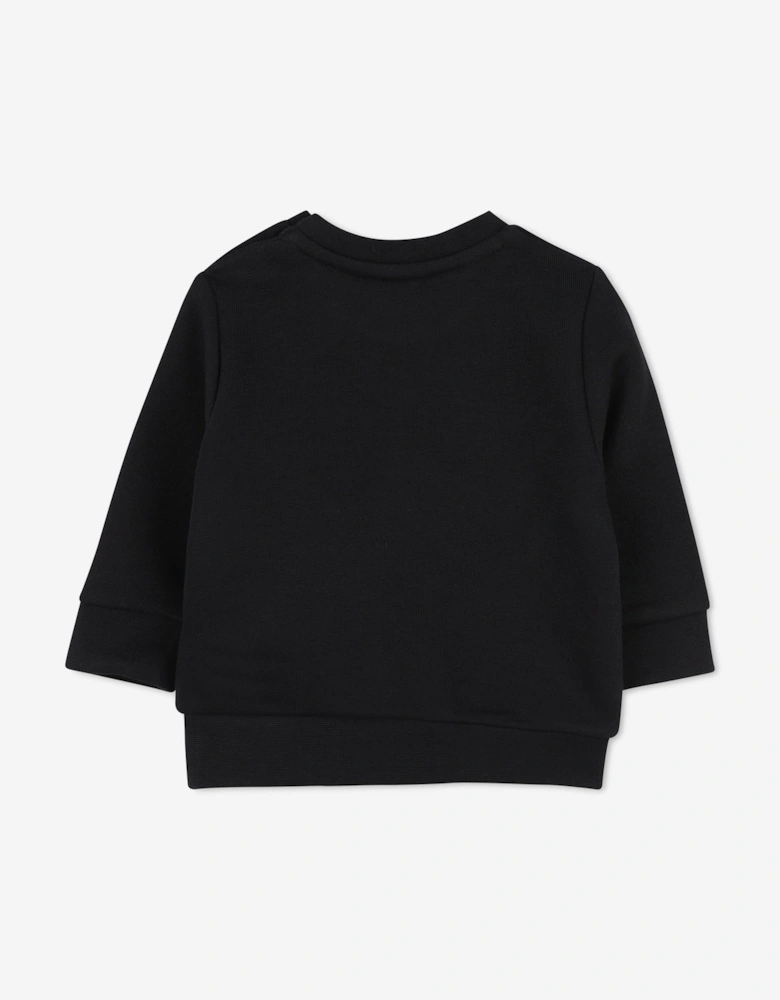 BOSS Baby Boys Logo Print Sweatshirt in Black
