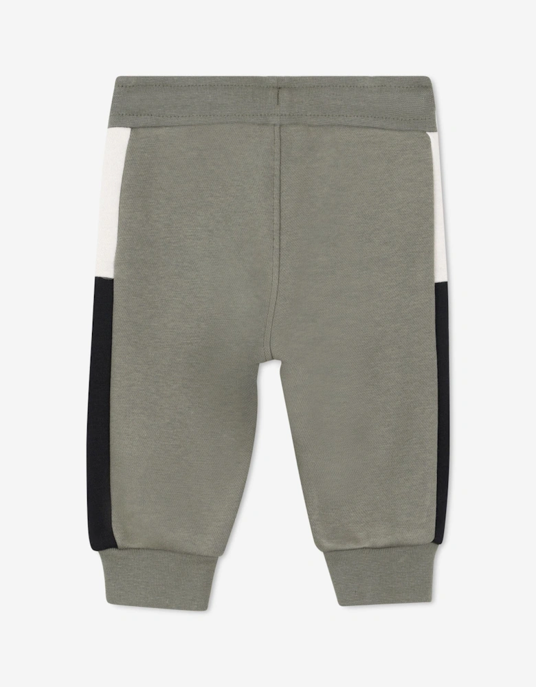 BOSS Baby Boys Logo Joggers in Green