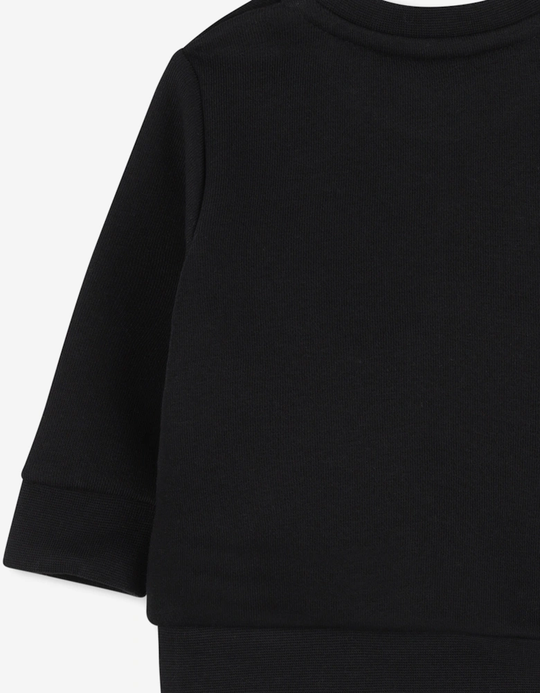 BOSS Baby Boys Logo Print Sweatshirt in Black