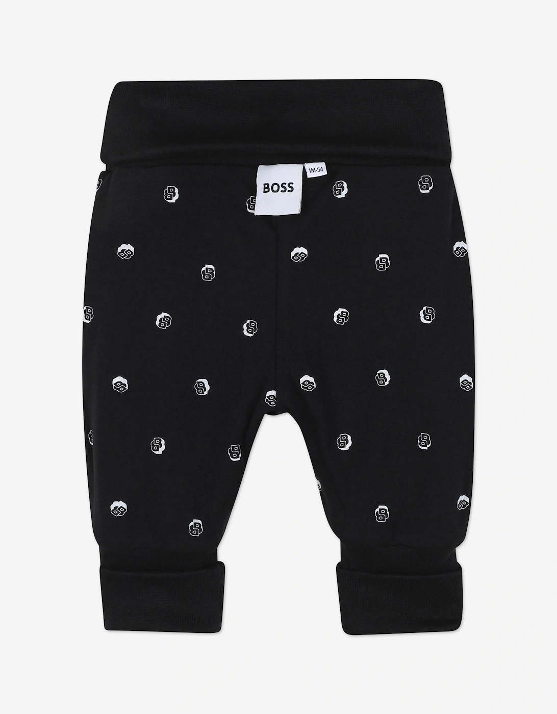 BOSS Baby Boys Reversible Sweater and Pants Set in Black