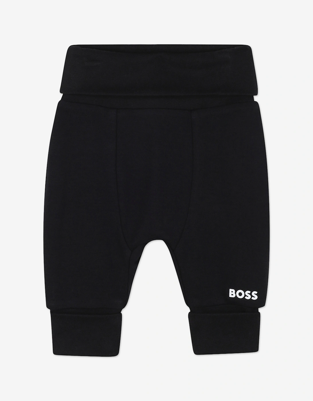 BOSS Baby Boys Reversible Sweater and Pants Set in Black