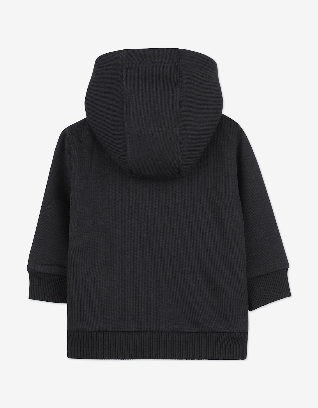 Baby Boys Logo Zip Up Top in Black