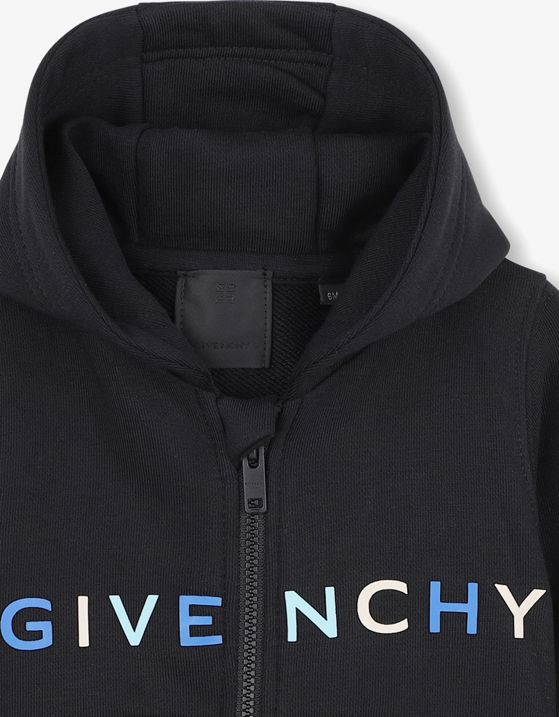 Baby Boys Logo Zip Up Top in Black