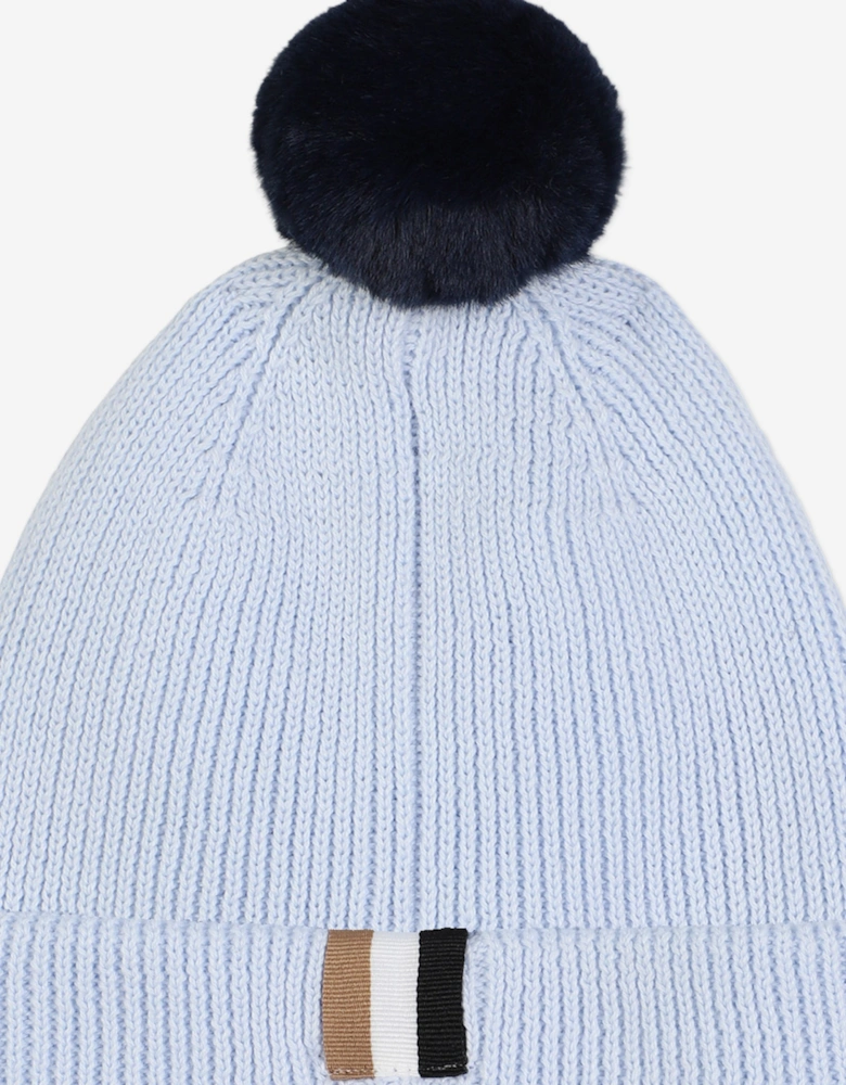 BOSS Baby Boys Bobble Hat in Blue