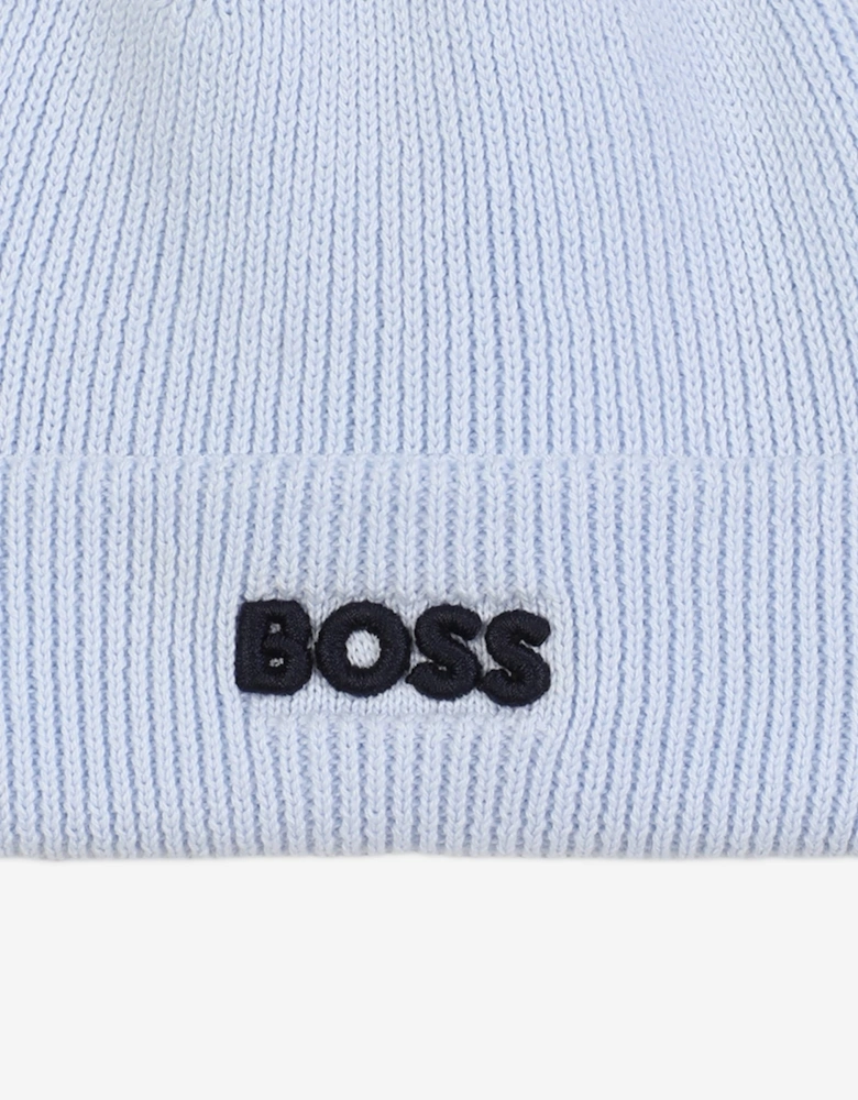 BOSS Baby Boys Bobble Hat in Blue