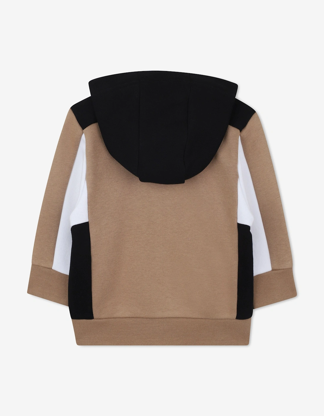 BOSS Baby Boys Logo Zip Up Top in Brown