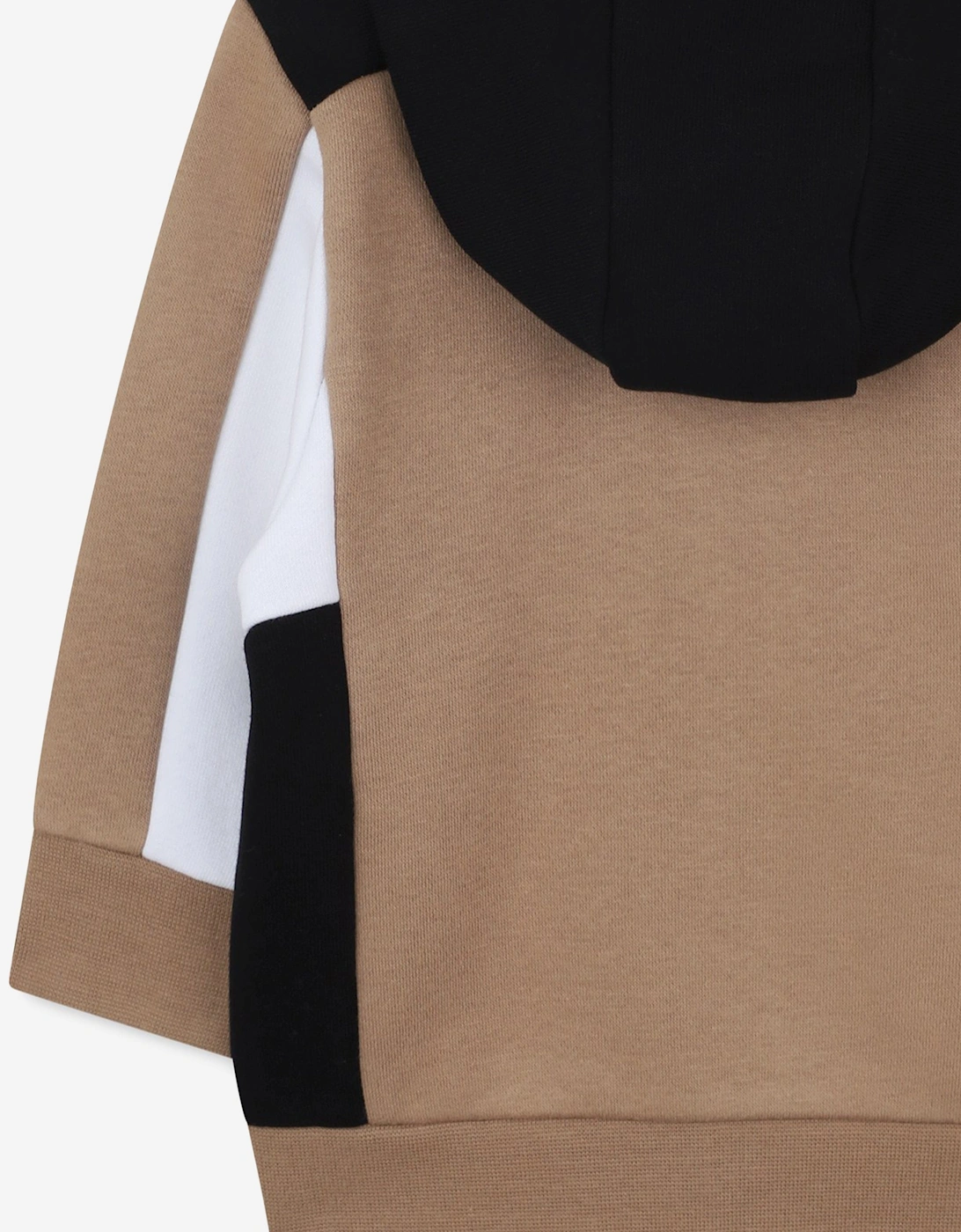 BOSS Baby Boys Logo Zip Up Top in Brown